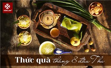 Thức quà tháng 8 đầu Thu từ cốm